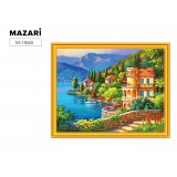 Алмазная мозаика+раскраска по номерам MAZARI 