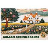 Альбом для рисования ХАТБЕР А4 32 листа 