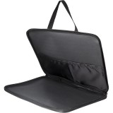 Папка-портфель тканевый на молнии А4 ATTACHE, 36x27x2 см, 1 отд, с руч. черный (1338835)