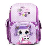 Рюкзак Hatber COMFORT SCHOOL -SWEET GIRL- 35X28X15 СМ, полиэстер светоотраж. 1 отделение 3 кармана, 