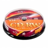 Диск VS CD-RW, 4-12, 80min, CB (10) (цена за 10 шт.)