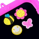 Доска магнитная двухсторонняя, под маркер и мел на подставках (мел,маркер,магниты) (4299401)