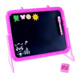 Доска магнитная двухсторонняя, под маркер и мел на подставках (мел,маркер,магниты) (4299401)