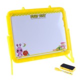 Доска магнитная двухсторонняя, под маркер и мел на подставках (мел,маркер,магниты) (4299401)