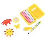 Доска магнитная двухсторонняя, под маркер и мел на подставках (мел,маркер,магниты) (4299401)