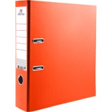 Регистратор ATTOMEX  А4, 75мм.pvc разобр, метал.окан-ка, наварной карман, оранжевая (3093013)