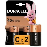 Элементы питания DURACELL BASIC (2шт в упаковке) (C/LR14-2BL) (73517)