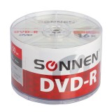 Диск DVD-R  SONNEN,  4.7 Gb 16*Bulk 50 шт. (512574)