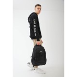 Рюкзак МАЙК, 30*13*46 см, 2 отд на молниях, 2 н/кармана, 2 бок кармана, черный (7389707)