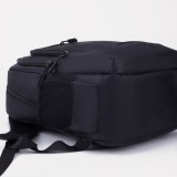 Рюкзак МАЙК, 30*13*46 см, 2 отд на молниях, 2 н/кармана, 2 бок кармана, черный (7389707)