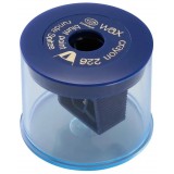 Точилка KUM, для восковых карандашей, 1 отверстие, с контейнером (226WAX T)