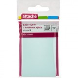 Блок бумаги для заметок ATTACHE, с липким слоем, 76х51мм/100л, голубой, (633897)