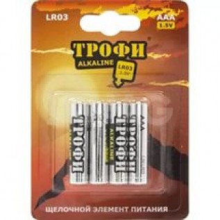 Элемент питания (батарейка) TROFFI LR03 (АAA) (щелочная) (1*40 балка)