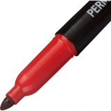 Маркер перманентный, 2 мм, красный (257239)