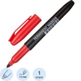 Маркер перманентный, 2 мм, красный (257239)