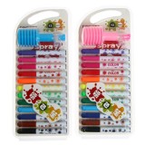 Фломастеры BLOWPENS, 12 цв., с трафаретами, блистер (708897) Фломастеры BLOWPENS, 12 цв., с трафаретами, блистер (708897)