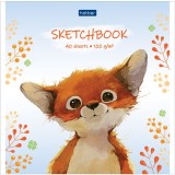 Скетчбук ХАТБЕР А5 40 листов Скетчбук ХАТБЕР А5 40 листов