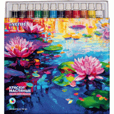 Краски масляные художественные deVENTE 24 цвета по 12 мл, в алюминиевых тубах, в картонной (8170303)