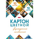 Набор цветного картона А4 ХАТБЕР 
