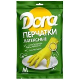 Перчатки латексные DORA, размер M (2004-001*240)