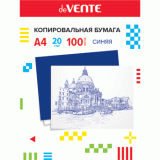 Бумага копировальная А4 deVENTE, 100 листов, синяя (2041302)