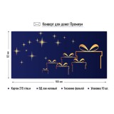 Конверт для денег КВАДРА премиум, без надписи, тиснение фольгой (9819) (1/10)