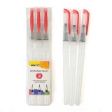 Набор кистей каллиграф. 3 шт (№ 1, 2, 3), синтетика круглая, с резервуаром (2887409) (WP-03)