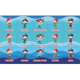 Наклейки А6 МИНИ КВАДРА 