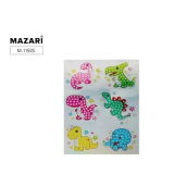 Алмазная мозаика MAZARI,6 наклеек, стразы,стилус,клей, лоток для страз,запасн пакет (M-11925)
