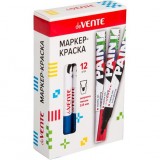 Маркер-краска deVENTE алюмин.корпус, кругл. с клипом, нитро-основа, пулевидный, синий (5043337) Маркер-краска deVENTE алюмин.корпус, кругл. с клипом, нитро-основа, пулевидный, синий (5043337)