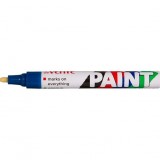 Маркер-краска deVENTE алюмин.корпус, кругл. с клипом, нитро-основа, пулевидный, синий (5043337) Маркер-краска deVENTE алюмин.корпус, кругл. с клипом, нитро-основа, пулевидный, синий (5043337)