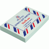 Блок бумаги для заметок ATTOMEX, с липким слоем, 51х76мм/100л, голубой (2010707)