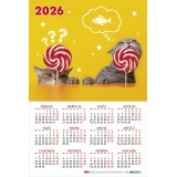 Календарь настенный А3 ХАТБЕР Календарь настенный А3 ХАТБЕР