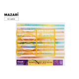 Набор для творчества MAZARI ленты декоративные с блестками 50 шт, 25х1 см.+ коробочка (M-4465)
