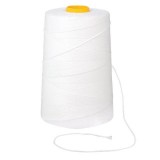 Нитки для прошивки документов BRAUBERG, 250 м полиэфирные, белые (2/80) (ЛШ640) (604988)