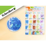 Пайетки декоративные SCHREIBER, 1.5грм/5цв., в пакетиках (ЦЕНА ЗА 1 ШТ) (S 1445)