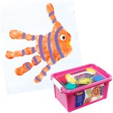 Набор пальчиковых красок JOVI, 6цв, 750г, с аксессуарами, пласт. контейнер (566) (2717524) Набор пальчиковых красок JOVI, 6цв, 750г, с аксессуарами, пласт. контейнер (566) (2717524)