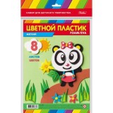 Набор фоамирана ХАТБЕР Мягкий Пластик FOAM ПАНДА-Выпуск-1 8л., 8цв. 194*285,(8Пмц4_16206) (045026)