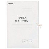 Папка на завязках А4 BRAUBERG, картонная, 440г/м2 (110925)