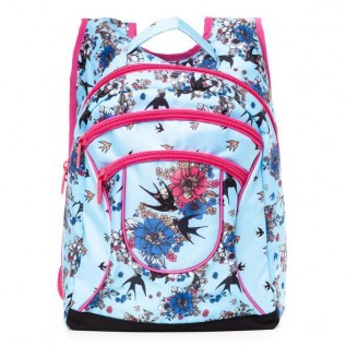 Рюкзак Hatber BASIC PLUS -SPRING SWALLOWS - 30Х38Х15 СМ полиэстер 2 отделения 1 карман (NRk_25089) (