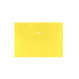 Папка-конверт на кнопке А4 inФОРМАТ, 150 мкм, пластиковая, непрозрачная, желтая (30/240) (NK8015Y) 