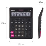 Калькулятор настольный CASIO GGR-12-W, 12-разрядный, черный (GR-12-W-EP) (250380) Калькулятор настольный CASIO GGR-12-W, 12-разрядный, черный (GR-12-W-EP) (250380)