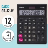 Калькулятор настольный CASIO GGR-12-W, 12-разрядный, черный (GR-12-W-EP) (250380) Калькулятор настольный CASIO GGR-12-W, 12-разрядный, черный (GR-12-W-EP) (250380)