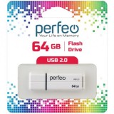 Флеш-драйв USB PERFEO C01G2, 64Gb, White (PF-C01G2W064)