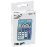 Калькулятор карманный CITIZEN LC-110NR-B 8-разрядный,пит.от бат,58х88х11 мм,голубой (LC-110NR-BL)