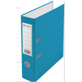 Регистратор LAMARK600 80мм, PP, метал.окантовка/карман, собранный, голубой (128/73311)(AF0600-LB1)