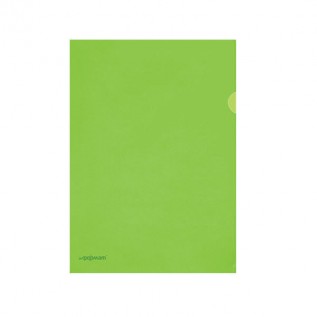 Папка-уголок А4 inФОРМАТ, 180 мкм, пластиковая, зеленая (20/500) (PU7018G) (037061)