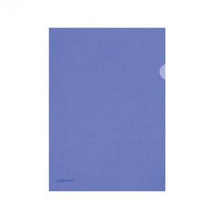 Папка-уголок А4 inФОРМАТ, 180 мкм, пластиковая, синяя (20/500) (PU7018B) (037063)