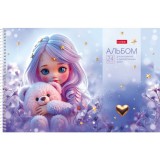 Альбом для рисования ХАТБЕР А4 24 л. 