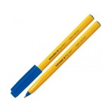 Ручка шариковая SCHNEIDER TOPS 505 F, желтый корус, чернила синие (10/50/1000) (150503)